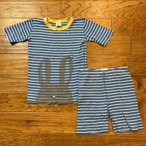 Hanna Andersson Bunny Pajama Set Size 14